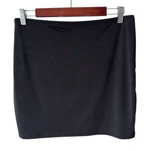 Iris Setlakwe Black Stretch Mini Skirt Women's Large